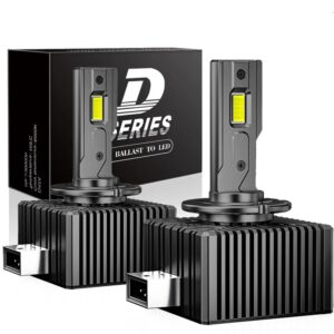 Faro LED Canbus para coche, Bombilla de luces automáticas, Plug & Play, 6000K, 30000LM, D1S, D3S, 35W, D2S, D2R, D4S, D4R, D5S, D8S, 2 piezas