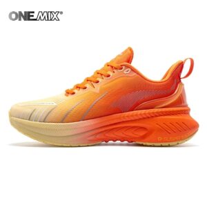 ¡Novedad de ONEMIX! Zapatillas de correr para hombre, zapatillas deportivas antideslizantes para mujer