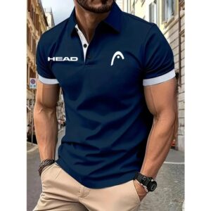 Polo de manga corta de secado rápido, Camiseta deportiva transpirable con solapa, talla grande S ~ 5XL