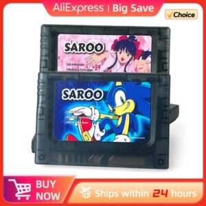 Saturn Saroo-Nueva versión compatible con cartucho Menory, juegos Sega, actualización del último Firmware Arcade, 1M y 4M de Ram