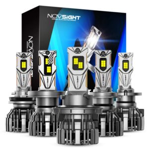 NOVSIGHT-bombillas de faro delantero de coche, lámpara Led Canbus H7 de 140W, 30000LM, H4, H11, H8, H9, 9005, HB3, 9006, HB4, H13, 9007, 9004, 6500