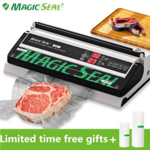 MAGIC SEAL MS400 máquina selladora al vacío de alimentos, el mejor sellador al vacío, máquina de envasado de bolsas de plástico, común para todas las bolsas