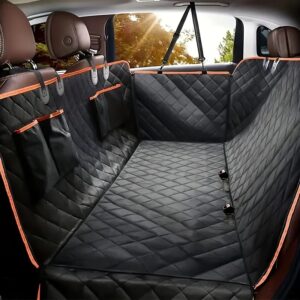 Funda de asiento de coche Ideal, mejora tus asientos de coche con esta funda impermeable y resistente a los arañazos para hamaca de perro.