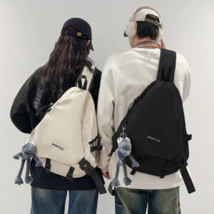 Bolso de pecho multifuncional para hombre, bandolera informal de un hombro, gran capacidad, novedad de 2024