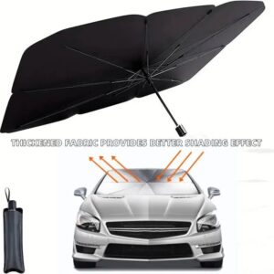 Parasol para parabrisas delantero de coche, sombrilla de protección solar de verano, bloqueando el Interior del coche, suministros de refrigeración