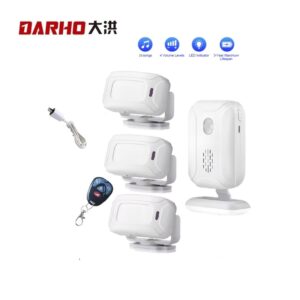 Darho-timbre inalámbrico infrarrojo para seguridad del hogar, Sensor de movimiento IR, alarma, entrada, tienda, tienda, senores