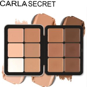 Paleta correctora de 12 colores, resaltador mate, paleta de maquillaje de contorno cremoso
