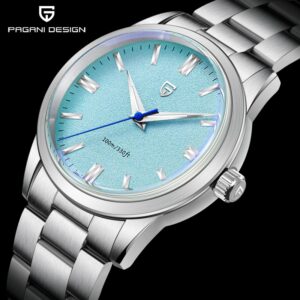 PAGANI DESIGN-reloj de cuarzo deportivo para hombre, cronógrafo de acero inoxidable con revestimiento AR de zafiro VH31, 38mm, novedad de 2024