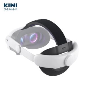 KIWI-Correa de cabeza cómoda, diseño Compatible con Quest 3, repuesto de correa Elite ajustable para Soporte mejorado, accesorios VR