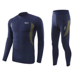 Conjunto de ropa interior térmica para hombre, de secado rápido Calzoncillos largos, ciclo militar, invierno, 2023
