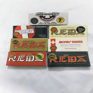 Rodamientos para monopatín, paquete de 8 espaciadores y arandelas, paquete de 608 de alta rotación, Bearin de cerámica, rodamientos de precisión para monopatín, patines de ruedas