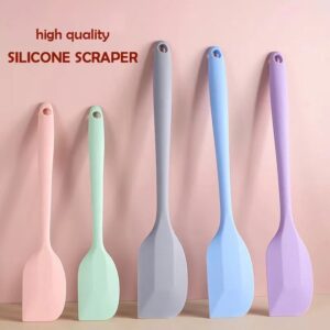 Espátula de crema de silicona antiadherente, herramientas de cocina resistentes al calor para hornear pasteles DIY