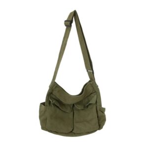 Bolso de hombro de lona para ropa de trabajo, bolsa de mensajero Retro de gran capacidad, nueva bolsa de mensajero de clase para estudiantes
