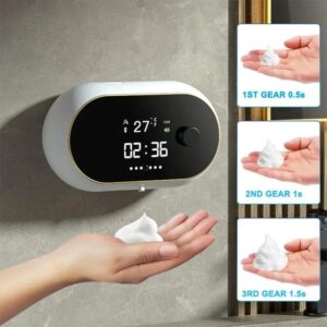 Dispensadores creativos de jabón de espuma líquida, Dispensador de jabón automático impermeable de inducción del cuerpo humano