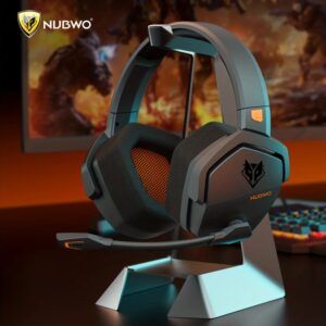 NUBWO-auriculares G06 para videojuegos, Audífonos Bluetooth con cancelación de ruido y micrófono, latencia ultrabaja de 2,4 GHz, para PS5, PS4, XBOX,PC y Mac