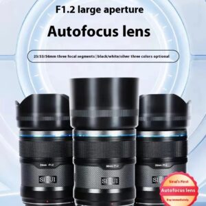 SiRui Sniper-lente de enfoque automático, lente de 23mm, 33mm, 56mm, f/1,2, APS-C de seguimiento de ojos y objetos, equivalente a marco completo f/1,2 A f/16