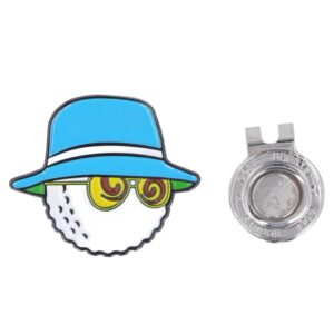 Clips magnéticos para sombrero con soporte para marcador de bola, ideales para pescadores y entusiastas del gimnasio, compatibles con gafas