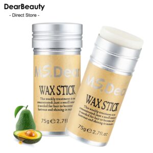 Palo de cera para el cabello para peluca, crema de Gel profesional, estilo no graso, artefacto para cabello roto para hombres y mujeres
