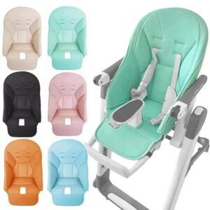 Funda de cuero PU para silla de bebé, cojín para asiento de crecimiento de niños, funda para asiento de cena, accesorios para silla de comedor para niños