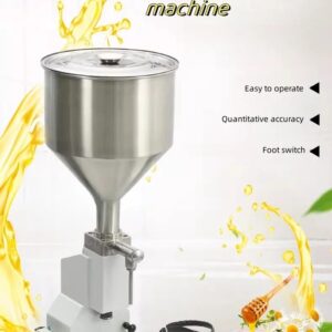 Máquina de llenado de pasta de bebidas neumática completa, llenado cuantitativo de alta precisión, A02
