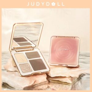 Judydoll-resaltador Facial, paleta de maquillaje, brillo duradero, ilumina el contorno, polvo mate, sombra de nariz 3D, cosméticos