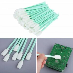 Hisopo de limpieza resistente al desgaste, esponja de punta de espuma multiusos, suministro para el hogar, 100 piezas
