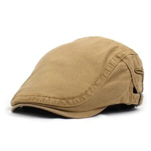 Gorros de poliéster con bordado de letras para hombre y mujer, gorra plana con visera, boina de pintor, primavera 2024