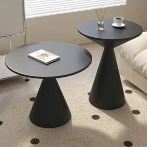 Mesa auxiliar de hierro moderna y sencilla con almacenamiento multifunción para decoración de sala de estar y dormitorio