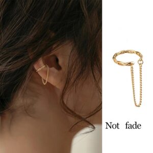 Pendientes sin Piercing para mujer, Piercing falso, Clips, joyería para puños, 1 unidad, 2023