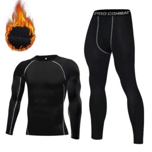 Ropa interior térmica de invierno para hombre, Calzoncillos largos para mantener el calor, capa Base, leggings deportivos para Fitness, Camisetas interiores ajustadas