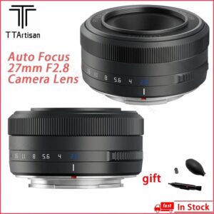 TTArtisan-lente de cámara F2.8 de enfoque automático, montaje Fujifilm XF para XA7, XT30, XPRO, XE4, XS10, 27mm