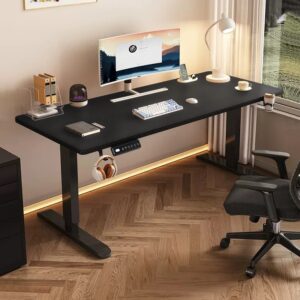 Escritorio de ordenador Elevable para juegos, escritorio de ordenador multifuncional, con esquina ergonómica, elevador de oficina, muebles de escritorio