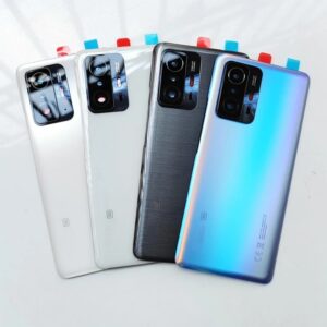 Cubierta trasera de grado AAA con lente de cámara para Xiaomi Mi 11T Mi 11T Pro, carcasa trasera, puerta con adhesivo