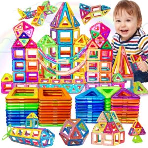 Bloques de construcción magnéticos para niños, juguetes magnéticos de gran tamaño y tamaño Mini, juego de construcción de diseñador, regalos para niños