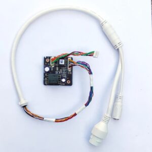 Placa de módulo de potencia PoE de 48V con Cable LAN para cámara ip de red Hikvision