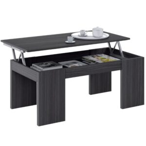 Mesa de centro, Mesas de centro para sala, Mesa elevable, Mesa baja, Mesa elevable salon, Mesa baja salon, Mesas centro, Mesa para sofa, Mesa de centro Kendra, Color gris ceniza, 43-54x100x50-68 cm