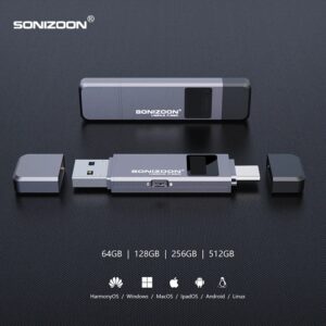 SSD portátil de cifrado de huellas dactilares, 128/256/512 gbfunción de protección de escritura, TPYEC3.2 unidad Flash USB de estado sólido, Pen Drive USB3.2