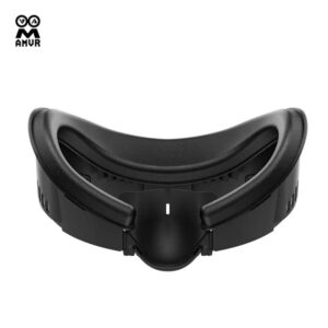 AMVR-cubierta de máscara Facial 3 en 1 para Meta Quest 3, interfaz Facial de cuero PU, almohadilla de repuesto de tela de seda de hielo, versión mejorada