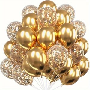 Globos metálicos de confeti para fiestas, 20 piezas de látex para cumpleaños, bodas, aniversario, Día de San Valentín, decoraciones para fiestas