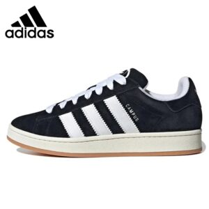 Adidas Originals-zapatos de Skateborading para hombre y mujer, calzado informal, a la moda, color negro, modelo Campus 00s