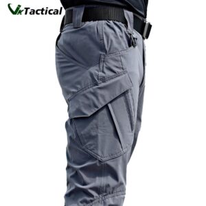 Pantalones tácticos con múltiples bolsillos para hombre, pantalón táctico de viaje urbano militar, elástico, Delgado, Cargo, 5XL, nuevo