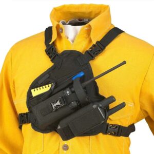 BAOFENG & ABBREE-Bolsa de pecho para Radio, arnés de soporte, paquete ajustable, funda de transporte para Baofeng UV-5R, UV-82, BF-888S, Pro, Walkie Talkie
