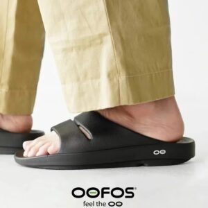 OOFOS-chanclas antideslizantes para hombre y mujer, sandalias de playa, zapatos de Interior para el baño