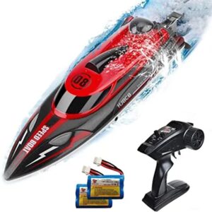 HJ808-Barco de Control remoto para niños, barco de carreras de alta velocidad, 2,4 Ghz, 25 km/h