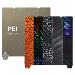 Placa de construcción con textura Pei para Ender 3 V3 SE, hoja PEO suave de 235x235mm para Creality K1/ Ender3 V3-SE/S1 Pro
