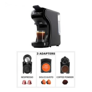 Euro-Cafetera de cápsulas Espresso 3 en 1, máquina de café de 1600W, 19 Bar, con múltiples cápsulas Dolce Milk, Nxpresso y Powder