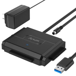 ALXUM-adaptador SATA a USB IDE, Cable adaptador USB 3,0, Sata 2,5/3,5/5,25 pulgadas, HDD, SSD, unidad de disco duro, convertidor de transferencia de datos