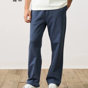 SIMWOOD-Pantalones rectos sueltos para hombre, pantalón grueso de tejido de densidad de carbón, grueso, 520gsm, otoño, 2024