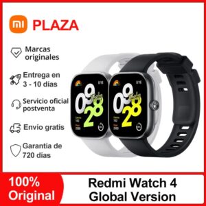 Xiaomi-reloj inteligente Redmi Watch 4, dispositivo con llamadas telefónicas, Bluetooth, Pantalla AMOLED de 1,97 pulgadas, 390x450 píxeles, control del estrés y del oxígeno en sangre