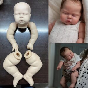 Kit de muñeca Reborn de gran tamaño, Color fresco, tacto suave con cuerpo de tela, piezas de muñeca sin terminar, 25 pulgadas, recién llegado